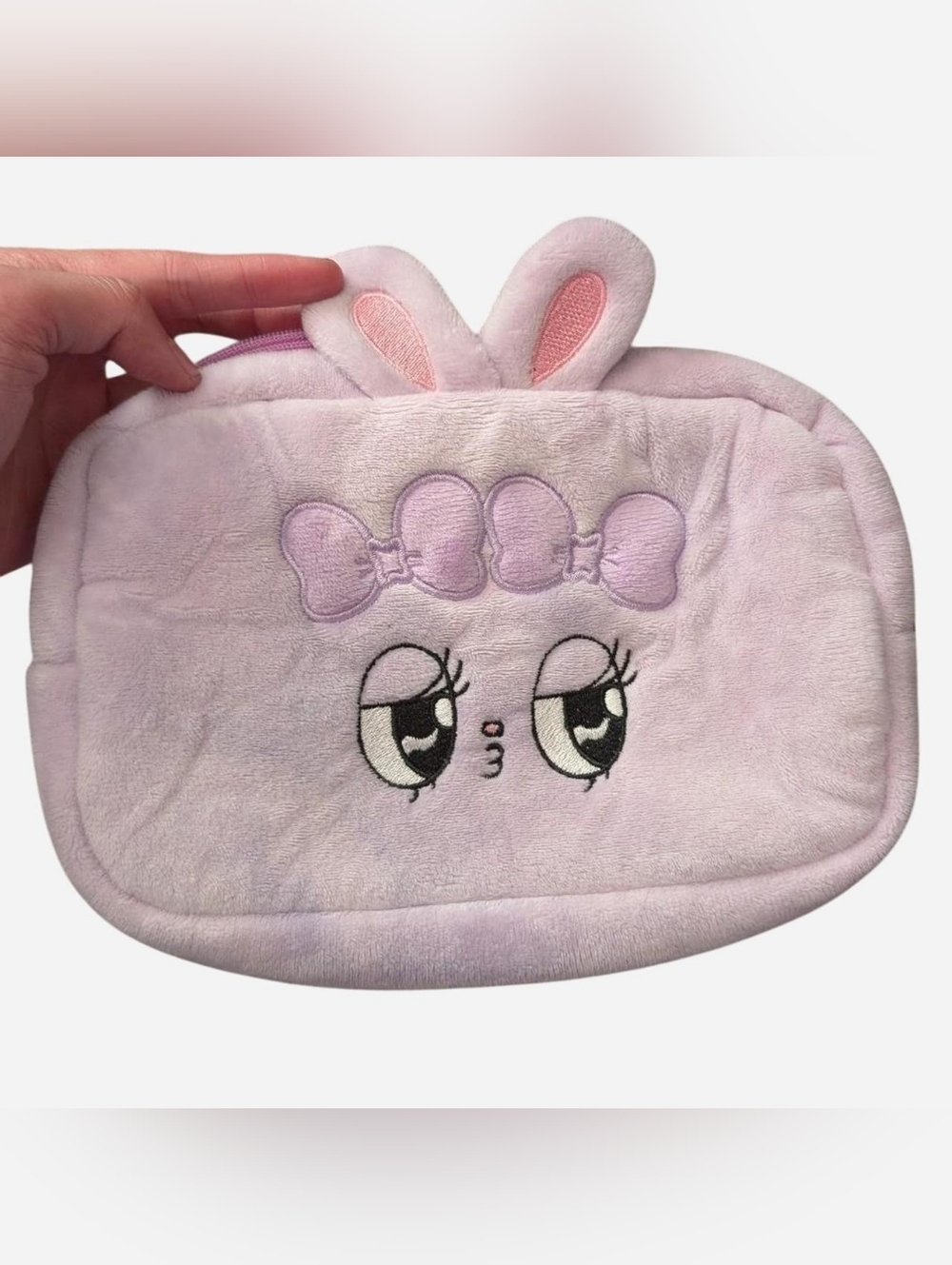 Esther Bunny/Esther Loves You Plush Pencil Case/Makeup Bag‼️Price is firm